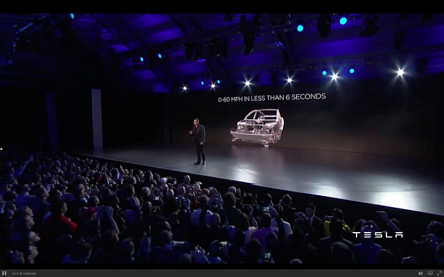 Tesla представила долгожданный электромобиль Model 3 – Слайд 1